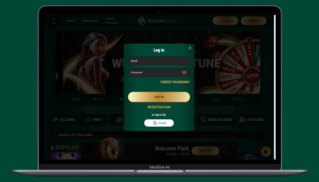 Richard Casino Sign Up